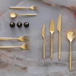 V&B MetroChic d'Or Cutlery evőeszközkészlet 12személyes 113részes