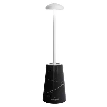 V&B Siena asztali lámpa fekete-fehér