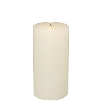 IHR CYLINDER CANDLE gyertya 7x14cm krém